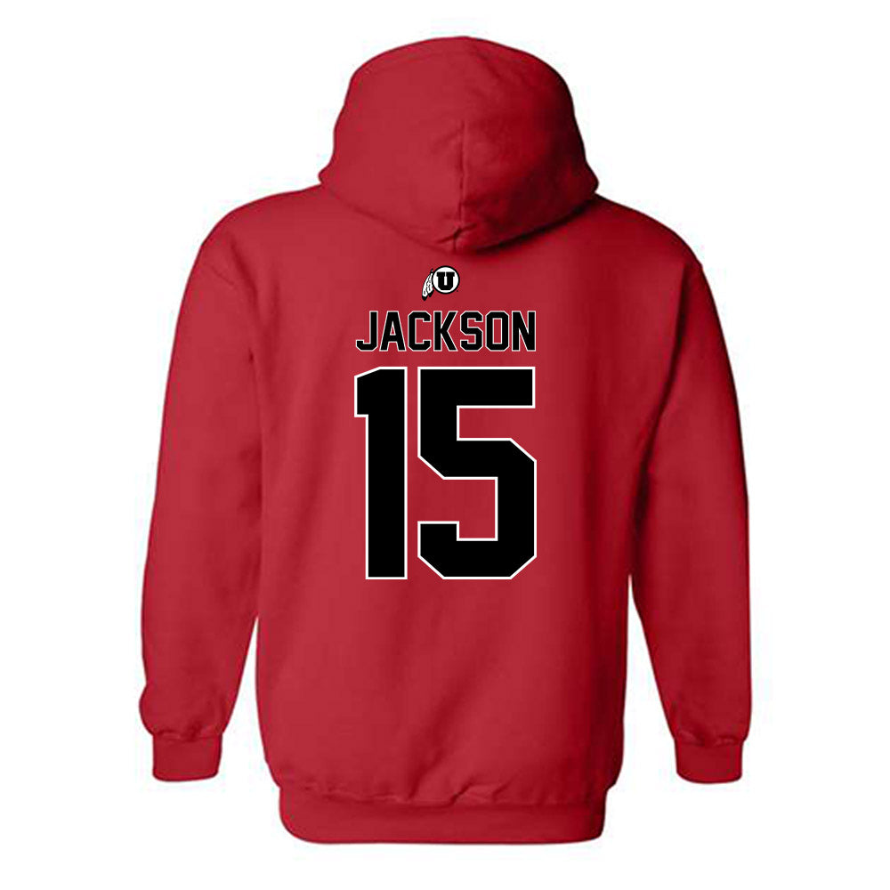 Utah - NCAA Men's Basketball : Alvin Jackson - Classic Shersey Hooded Sweatshirt-1