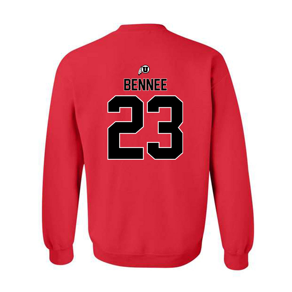 Utah - NCAA Football : Jackson Bennee - Classic Shersey Crewneck Sweatshirt-1