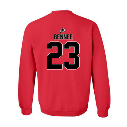 Utah - NCAA Football : Jackson Bennee - Classic Shersey Crewneck Sweatshirt-1