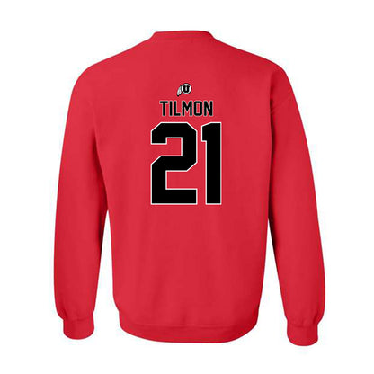 Utah - NCAA Football : Nathan Tilmon - Classic Shersey Crewneck Sweatshirt-1