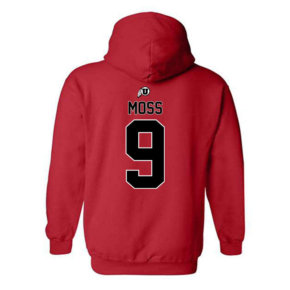 Utah - NCAA Women's Volleyball : Grace Moss - Classic Shersey Hooded Sweatshirt-1