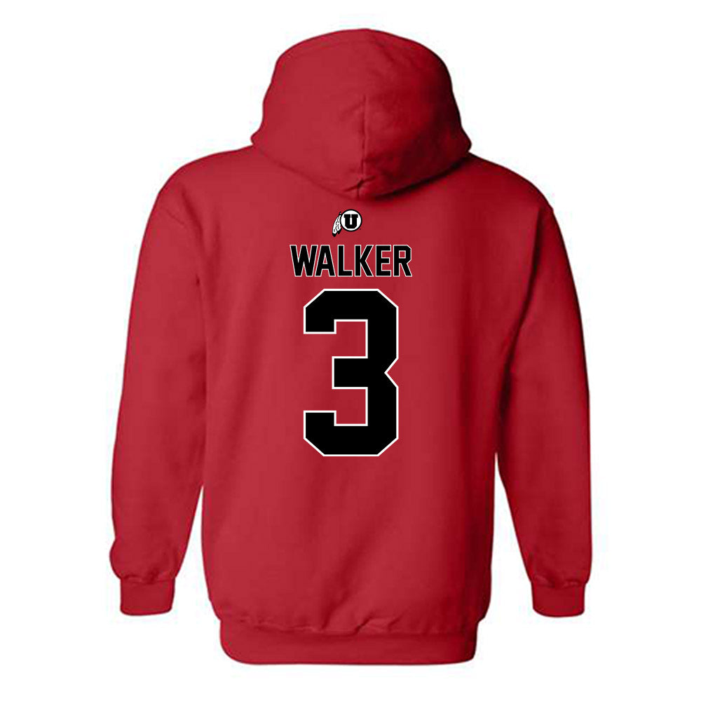 Utah - NCAA Women's Basketball : Brooke Walker - Classic Shersey Hooded Sweatshirt-1