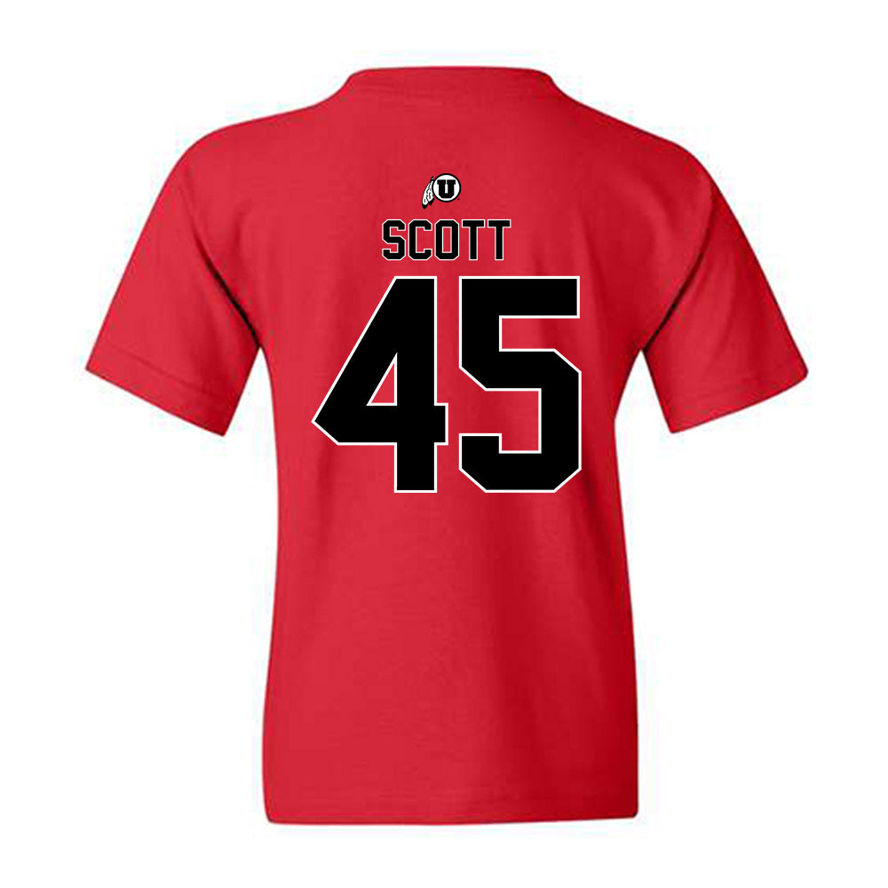 Utah - NCAA Baseball : Griffin Scott - Classic Shersey Youth T-Shirt-1