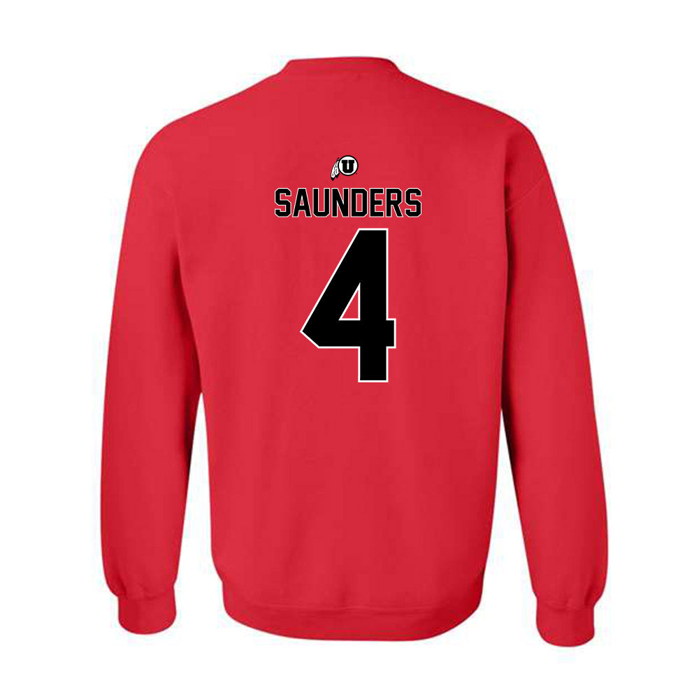 Utah - NCAA Football : Donovan Saunders - Classic Shersey Crewneck Sweatshirt-1