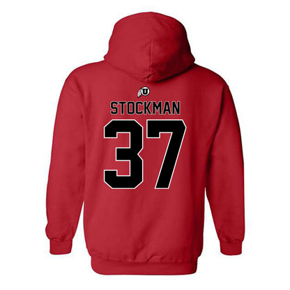 Utah - NCAA Baseball : Sam Stockman - Classic Shersey Hooded Sweatshirt-1
