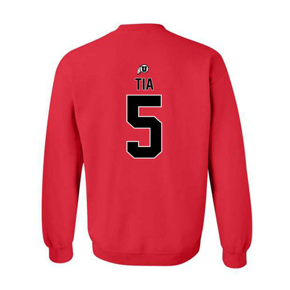Utah - NCAA Football : Otto Tia - Classic Shersey Crewneck Sweatshirt-1