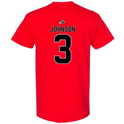 Utah - NCAA Football : Nate Johnson - Classic Shersey T-Shirt-1