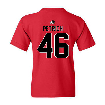 Utah - NCAA Football : Robert Petrich - Classic Shersey Youth T-Shirt-1