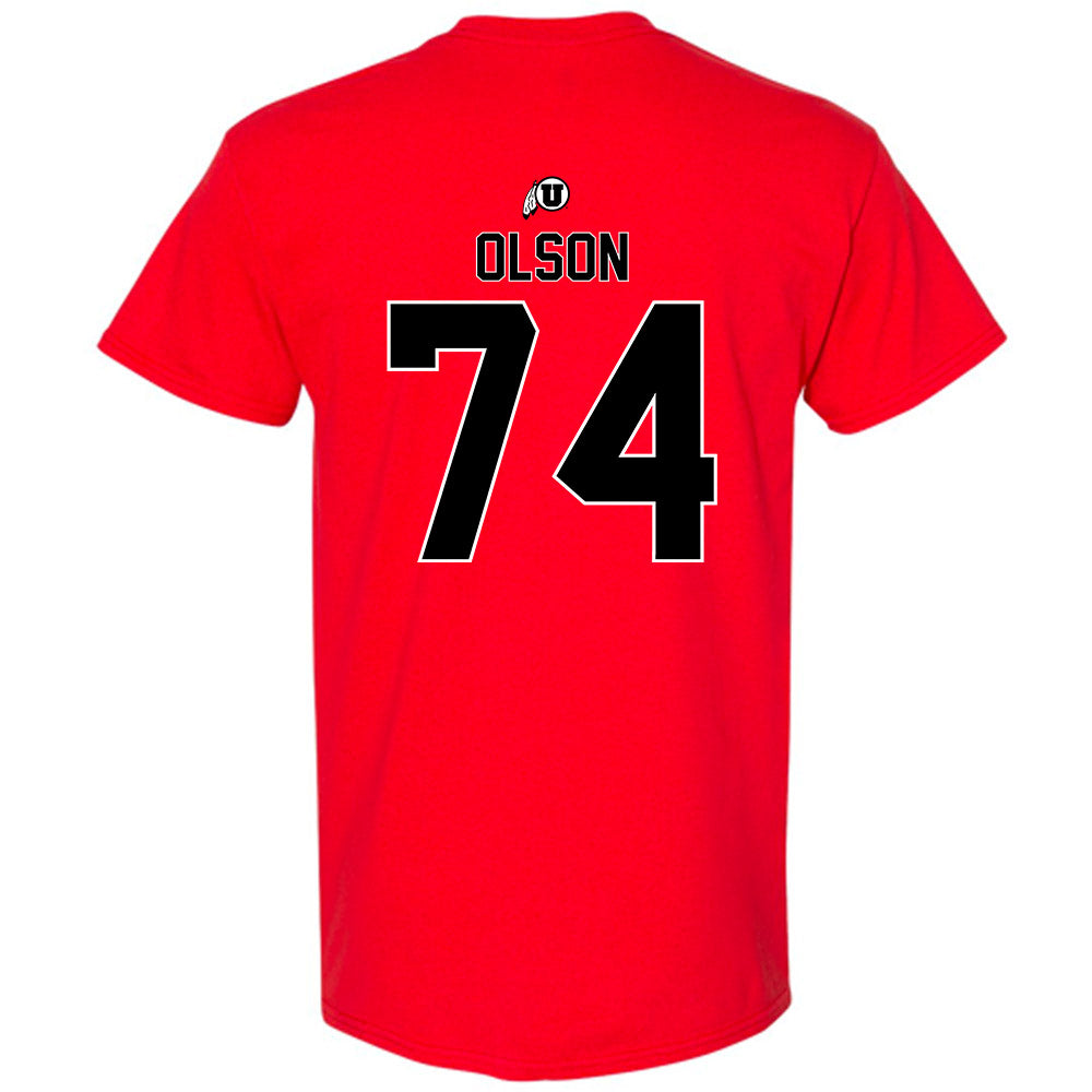 Utah - NCAA Football : Keith Olson - Classic Shersey T-Shirt-1