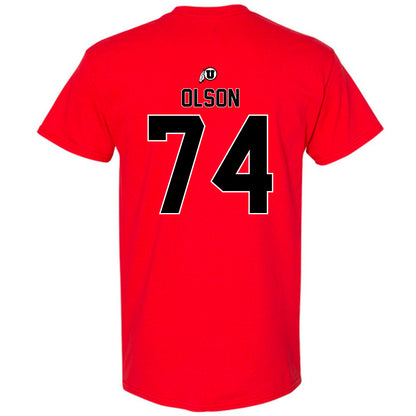 Utah - NCAA Football : Keith Olson - Classic Shersey T-Shirt-1