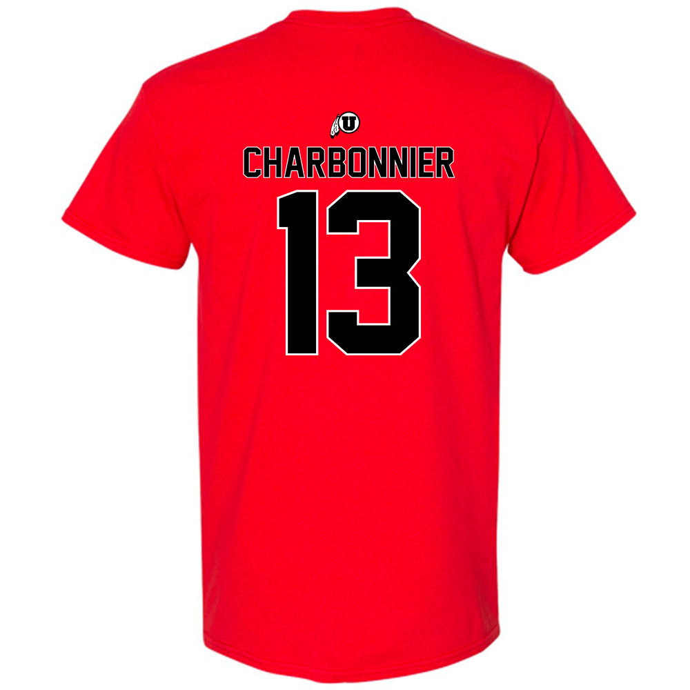 Utah - NCAA Men's Lacrosse : Luc Charbonnier - Classic Shersey T-Shirt-1