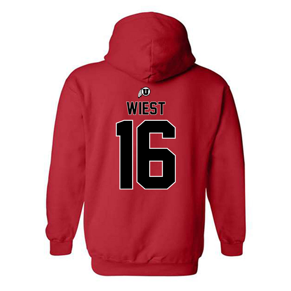 Utah - NCAA Women's Volleyball : Devyn Wiest - Classic Shersey Hooded Sweatshirt-1