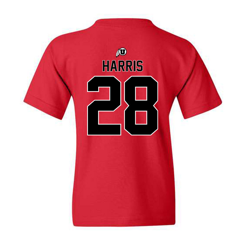 Utah - NCAA Baseball : Jaden Harris - Youth T-Shirt
