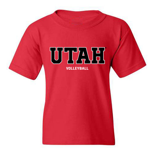 Utah - NCAA Women's Volleyball : Viktoria Wahlgren - Youth T-Shirt