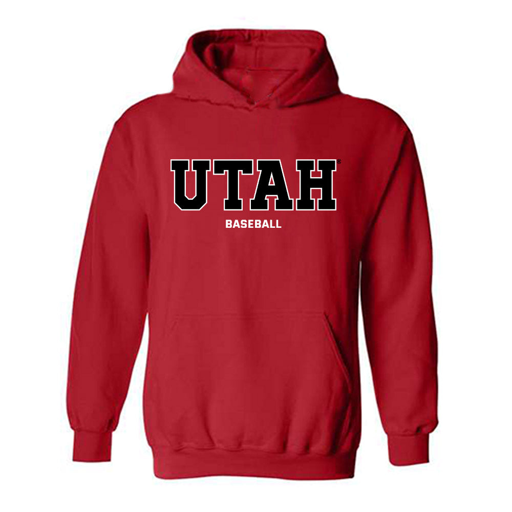 Utah - NCAA Baseball : Blake Eckerle - Classic Shersey Hooded Sweatshirt-0