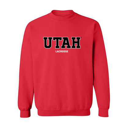 Utah - NCAA Men's Lacrosse : Marco Pascarella - Classic Shersey Crewneck Sweatshirt-0