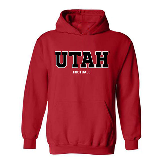 Utah - NCAA Football : Kaden Kelley - Classic Shersey Hooded Sweatshirt-0