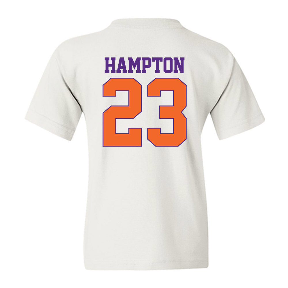 Clemson - NCAA Football : Ashton Hampton - Classic Shersey Youth T-Shirt-1