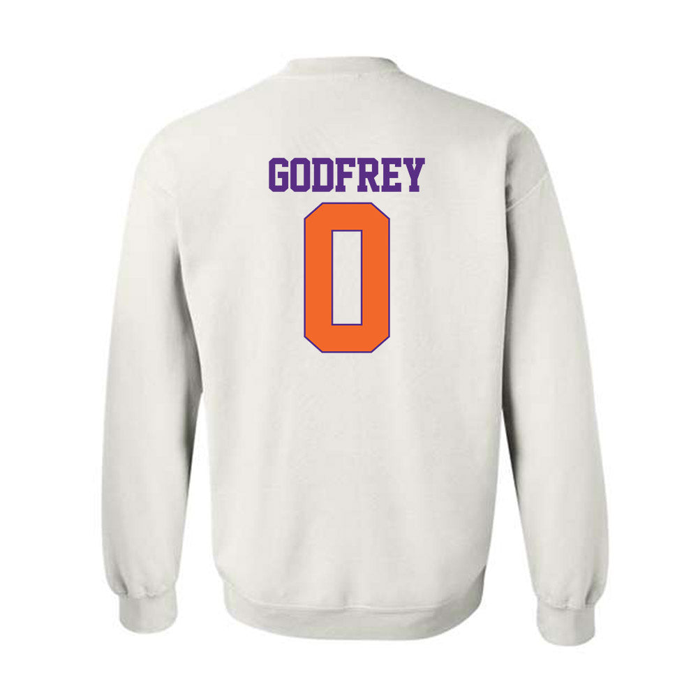 Clemson - NCAA Men's Basketball : RJ Godfrey - Classic Shersey Crewneck Sweatshirt-1