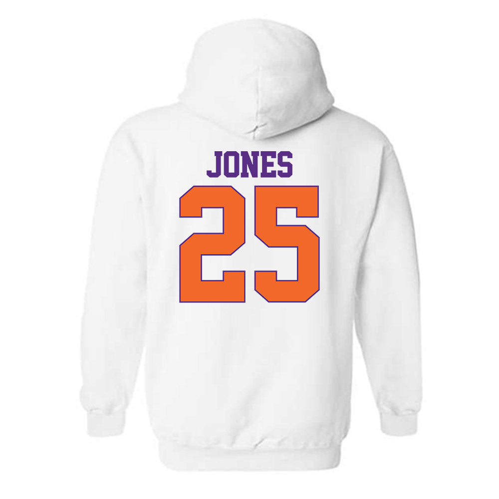 Clemson - NCAA Football : Ricardo Jones - Classic Shersey Hooded Sweatshirt-1