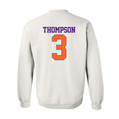 Clemson - NCAA Men's Basketball : Chase Thompson - Classic Shersey Crewneck Sweatshirt-1