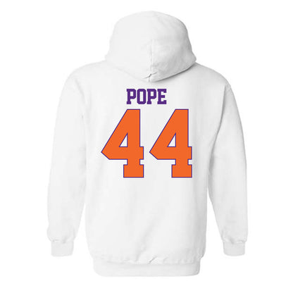 Clemson - NCAA Football : Banks Pope - Classic Shersey Hooded Sweatshirt-1