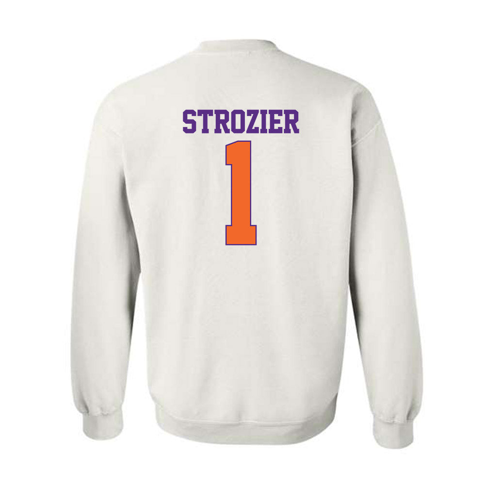 Clemson - NCAA Football : Branden Strozier - Classic Shersey Crewneck Sweatshirt-1