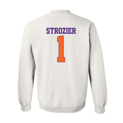 Clemson - NCAA Football : Branden Strozier - Classic Shersey Crewneck Sweatshirt-1