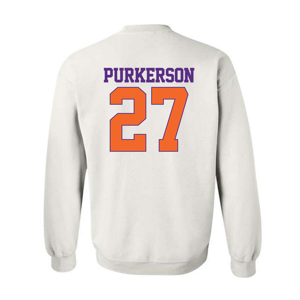 Clemson - NCAA Football : Jack Purkerson - Classic Shersey Crewneck Sweatshirt-1