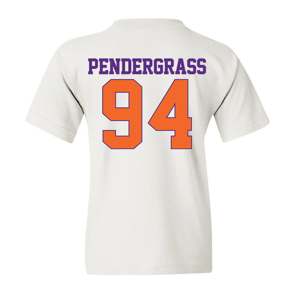Clemson - NCAA Football : Chapman Pendergrass - Classic Shersey Youth T-Shirt-1