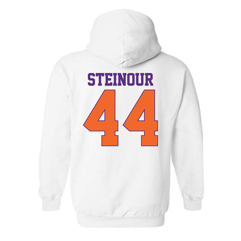 Clemson - NCAA Men's Basketball : Trent Steinour - Classic Shersey Hooded Sweatshirt-1