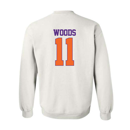 Clemson - NCAA Football : Peter Woods - Classic Shersey Crewneck Sweatshirt-1