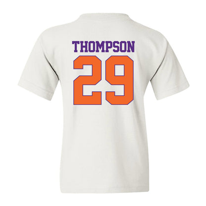 Clemson - NCAA Women's Soccer : Jordan Thompson - Classic Shersey Youth T-Shirt-1