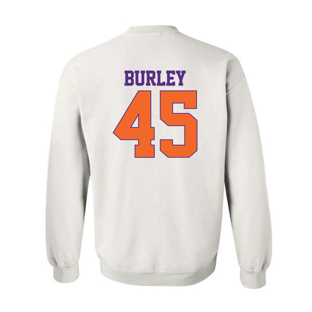 Clemson - NCAA Football : Vic Burley - Classic Shersey Crewneck Sweatshirt-1