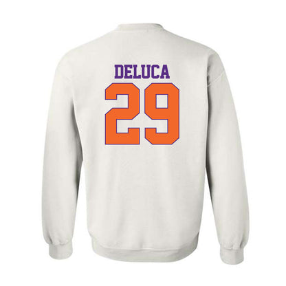 Clemson - NCAA Women's Lacrosse : Tessa DeLuca - Classic Shersey Crewneck Sweatshirt-1