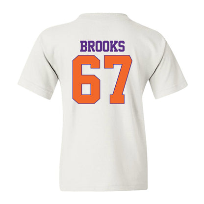 Clemson - NCAA Football : Nathan Brooks - Classic Shersey Youth T-Shirt-1