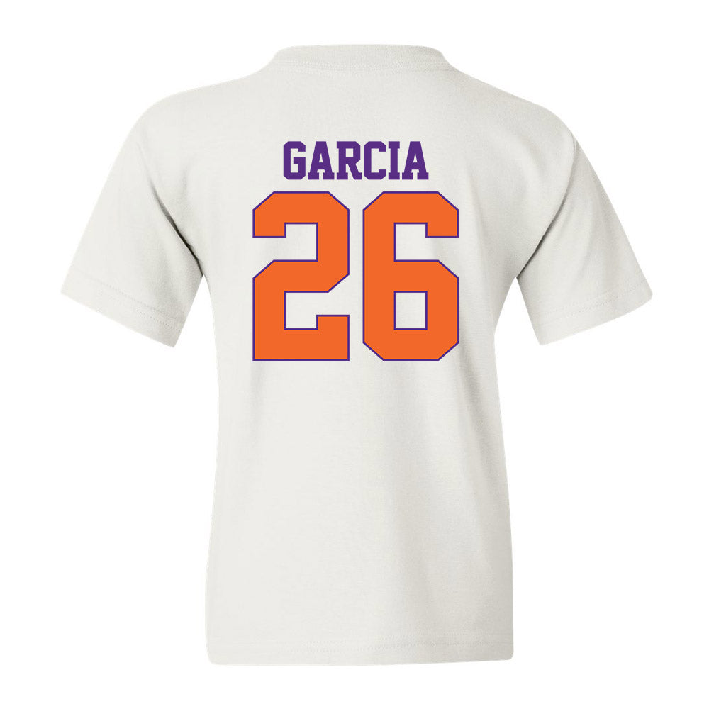 Clemson - NCAA Men's Soccer : Marco Garcia - Classic Shersey Youth T-Shirt
