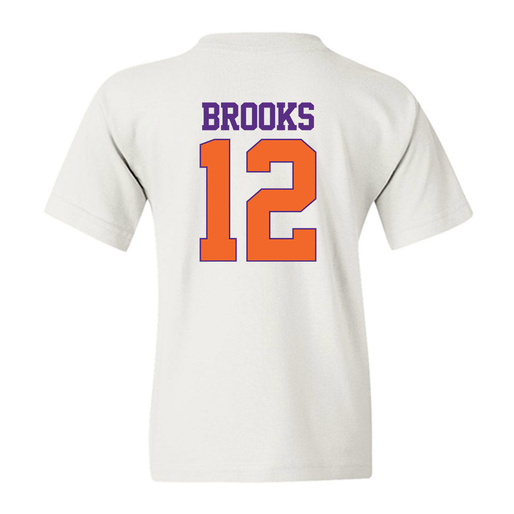 Clemson - NCAA Women's Soccer : Natalie Brooks - Classic Shersey Youth T-Shirt-1