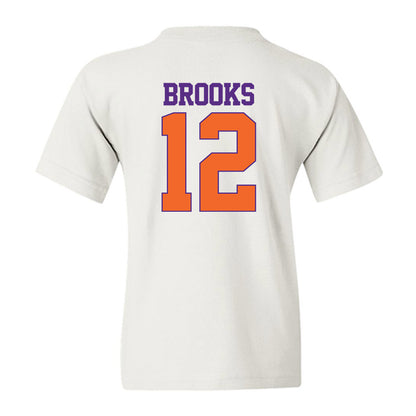 Clemson - NCAA Women's Soccer : Natalie Brooks - Classic Shersey Youth T-Shirt-1