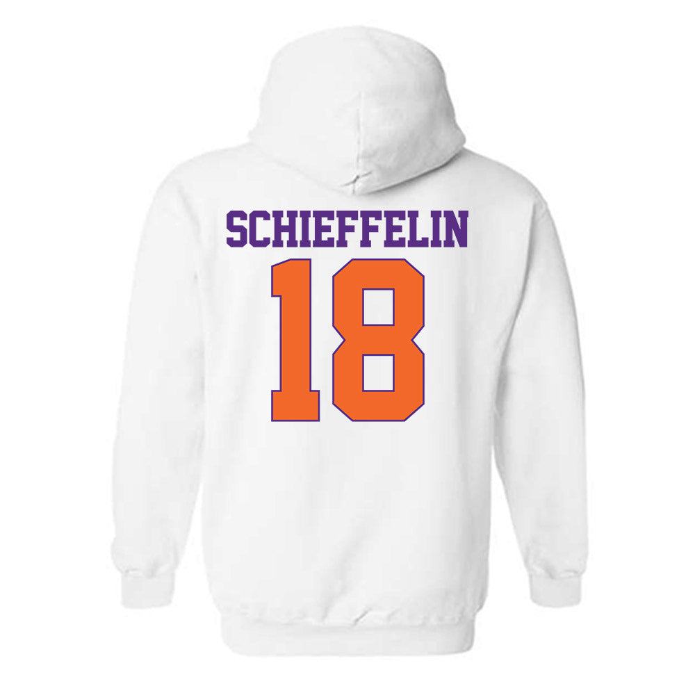 Clemson - NCAA Football : Ian Schieffelin - Classic Shersey Hooded Sweatshirt-1