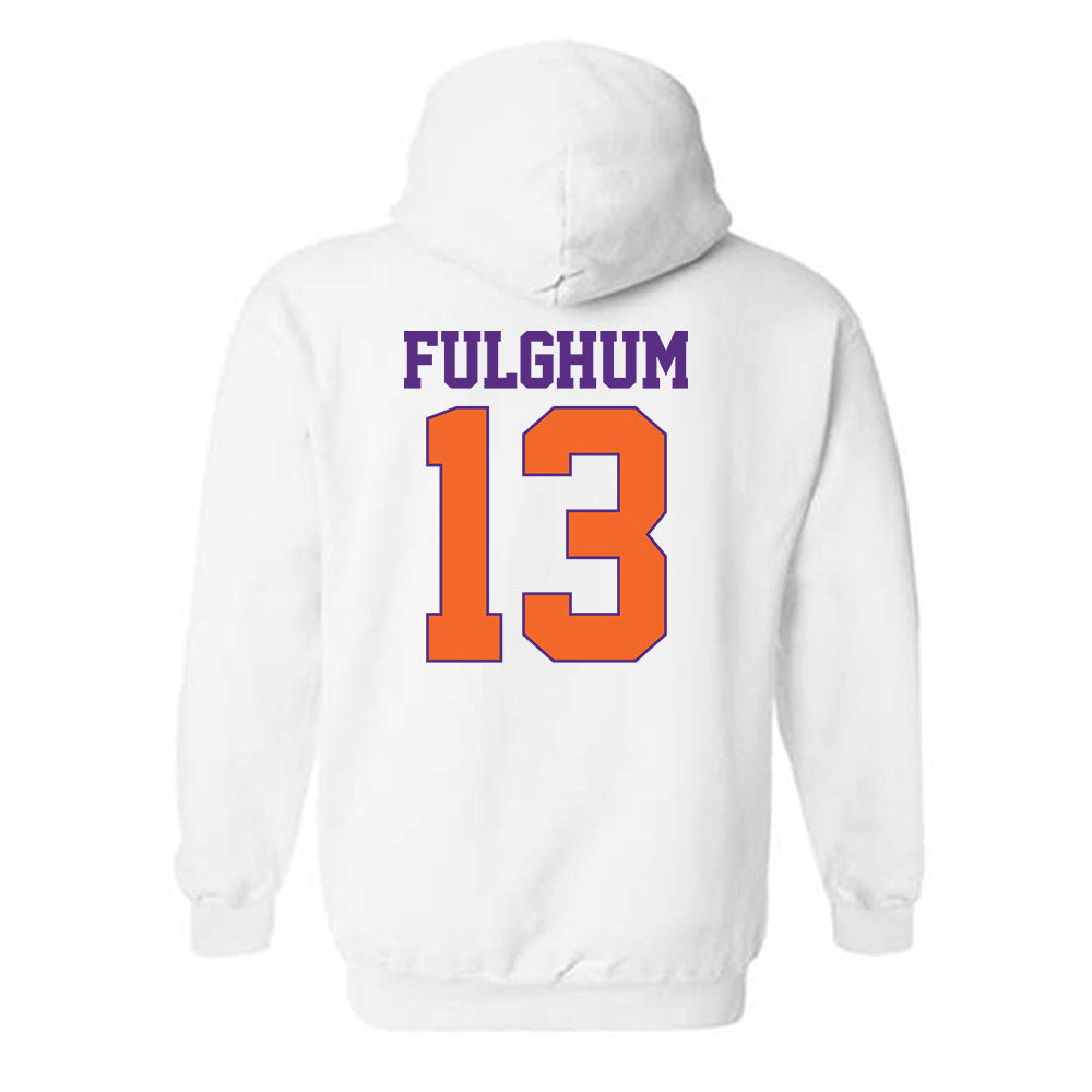 Clemson - NCAA Football : Parker Fulghum - Classic Shersey Hooded Sweatshirt-1