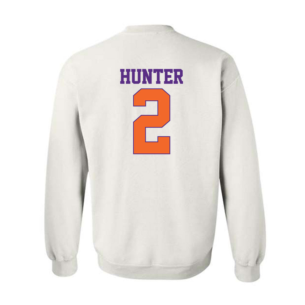 Clemson - NCAA Men's Basketball : Dillon Hunter - Classic Shersey Crewneck Sweatshirt-1