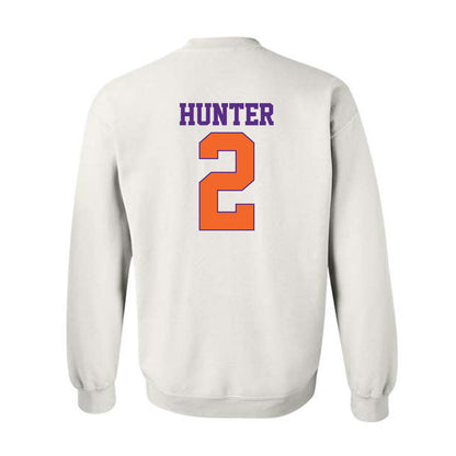 Clemson - NCAA Men's Basketball : Dillon Hunter - Classic Shersey Crewneck Sweatshirt-1
