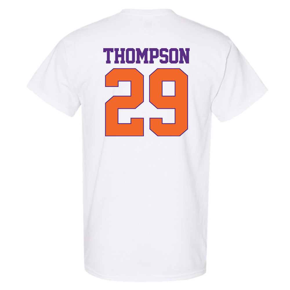 Clemson - NCAA Women's Soccer : Jordan Thompson - Classic Shersey T-Shirt-1