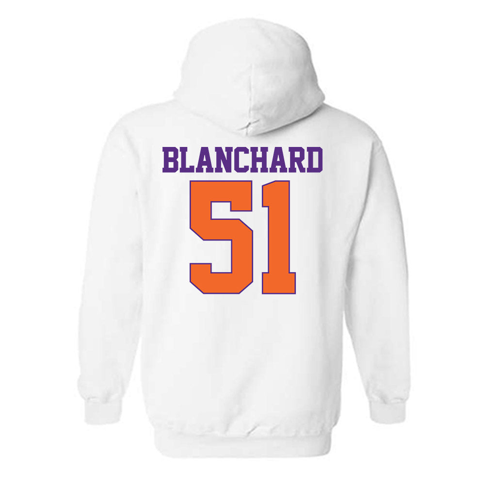 Clemson - NCAA Football : Gavin Blanchard - Classic Shersey Hooded Sweatshirt-1