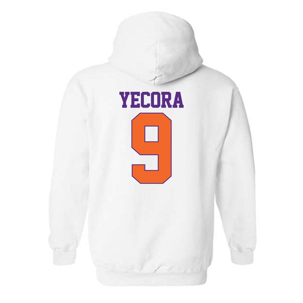 Clemson - NCAA Women's Tennis : Candela Yecora - Classic Shersey Hooded Sweatshirt-1