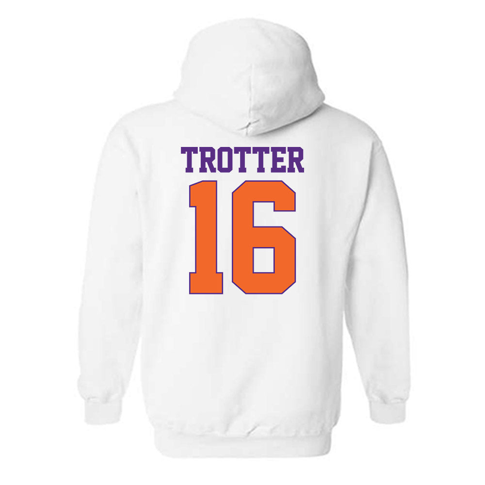 Clemson - NCAA Football : Cade Trotter - Classic Shersey Hooded Sweatshirt-1