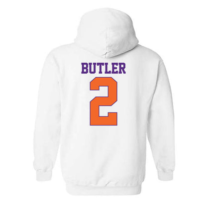 Clemson - NCAA Women's Basketball : Jakerra Butler - Classic Shersey Hooded Sweatshirt-1