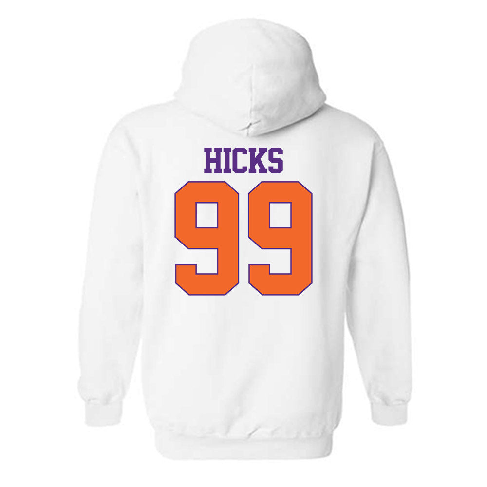 Clemson - NCAA Softball : Corri Hicks - Classic Shersey Hooded Sweatshirt-1