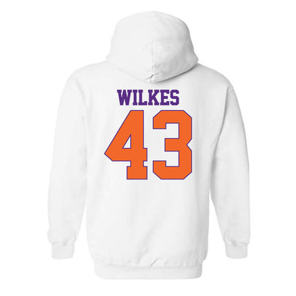 Clemson - NCAA Football : Billy Wilkes - Classic Shersey Hooded Sweatshirt-1